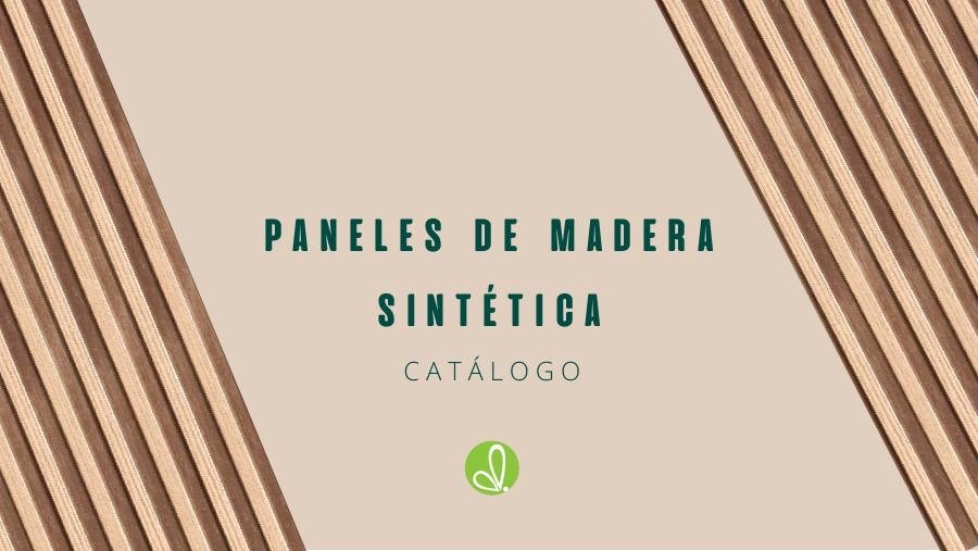 Portada Paneles de Madera Sintética